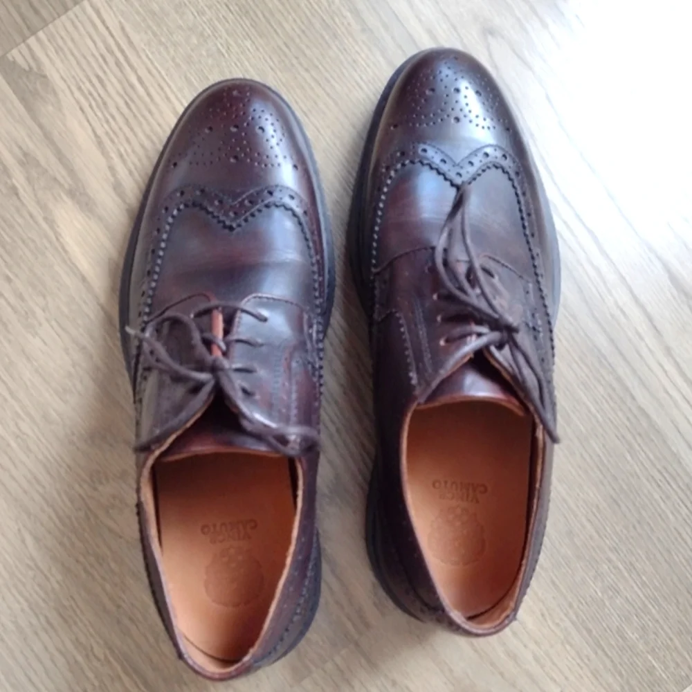 Vince Camuto Men's Brown Wingtip Oxfords